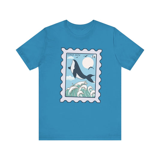 Always Salty | Dolphin Stamp T-shirt