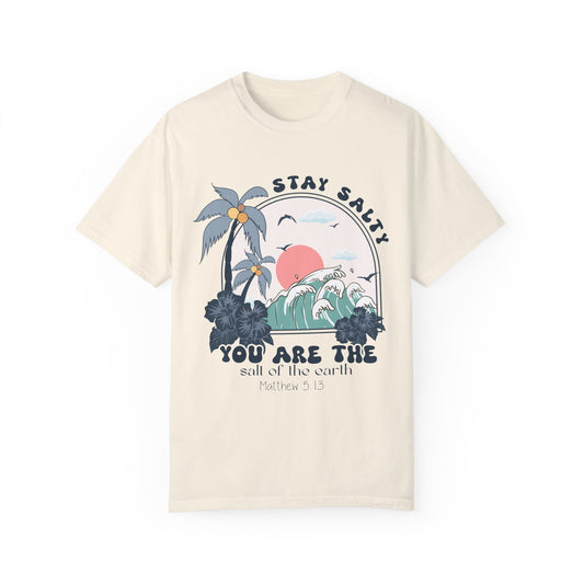 Stay Salty - You are the Salt of the Earth | Christian T-shirt Design